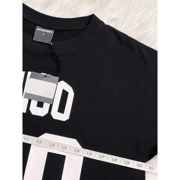 Les Artists Unisex NIGO 70 T-Shirt Black Short-sleeve Jersey Streetwear Size M - Picture 6 of 10